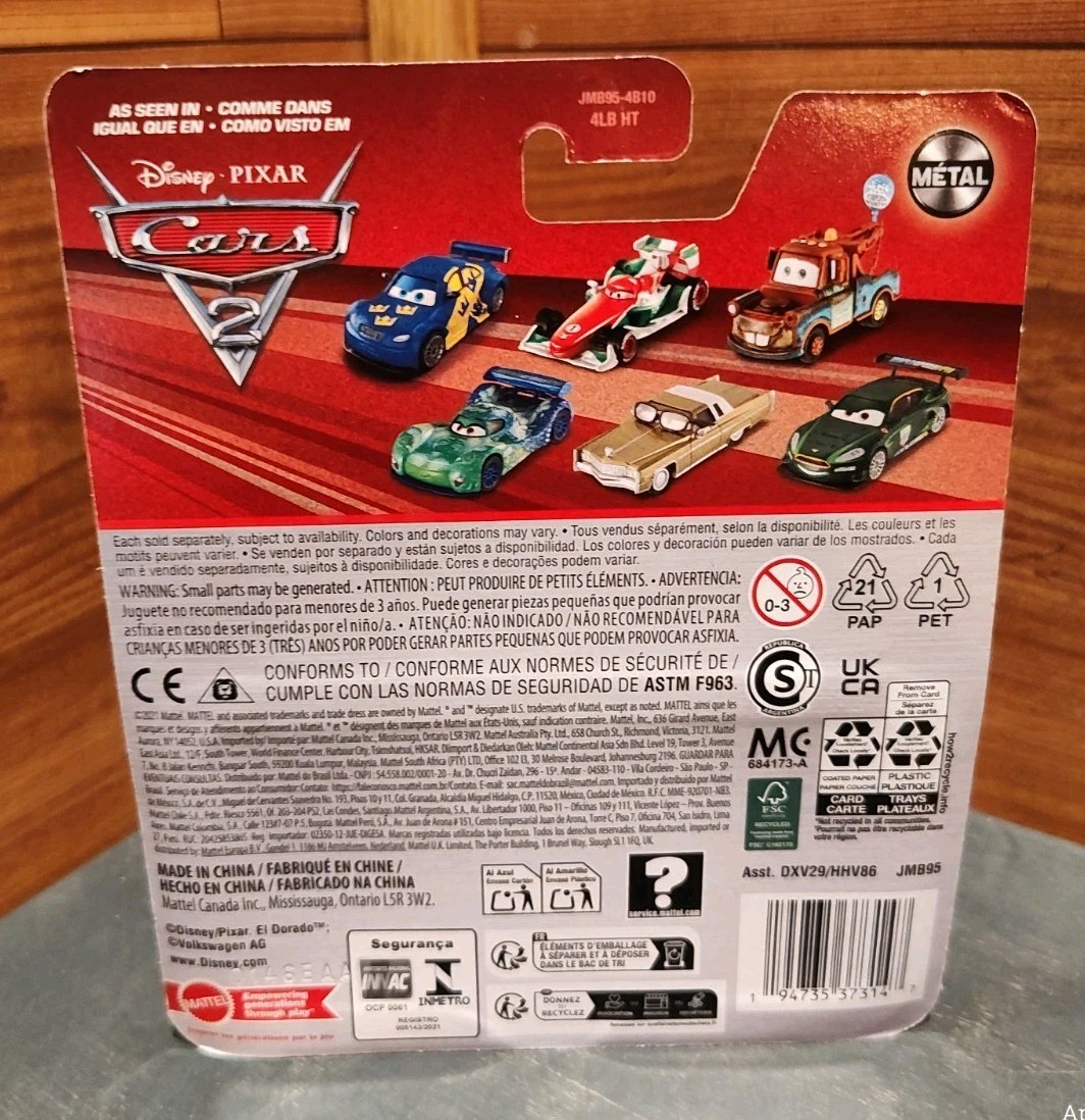NEW 2026 DISNEY PIXAR CARS *RACE TEAM FILLMORE WITH HEADSET* AS