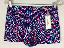 Vineyard Vines Girls Shorts Everyday Sz 12 AOP Whales Royal Ocean 3 New