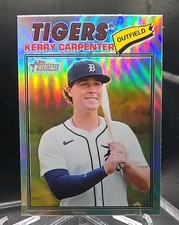 2026 Topps Heritage Kerry Carpenter Silver Refractor #343- Tigers