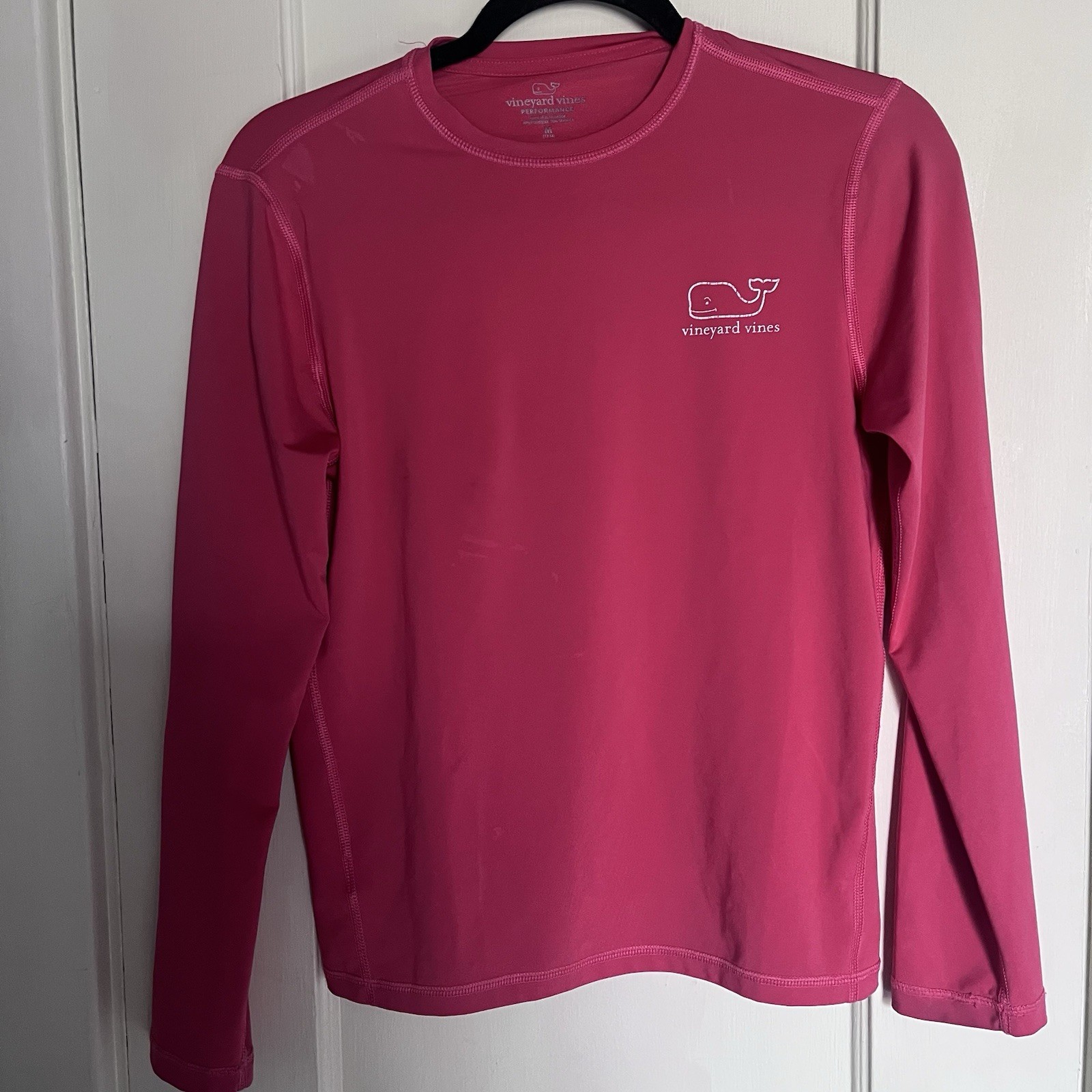 Vineyard Vines Performance Pink Compression Long … - image 1