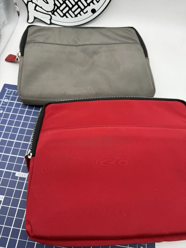 2 Brighton Acolchado Cremallera Superior Ipad Tablet Funda Corazones Giratorios Rosa Rojo 9x10.5" Foto 3 de 4