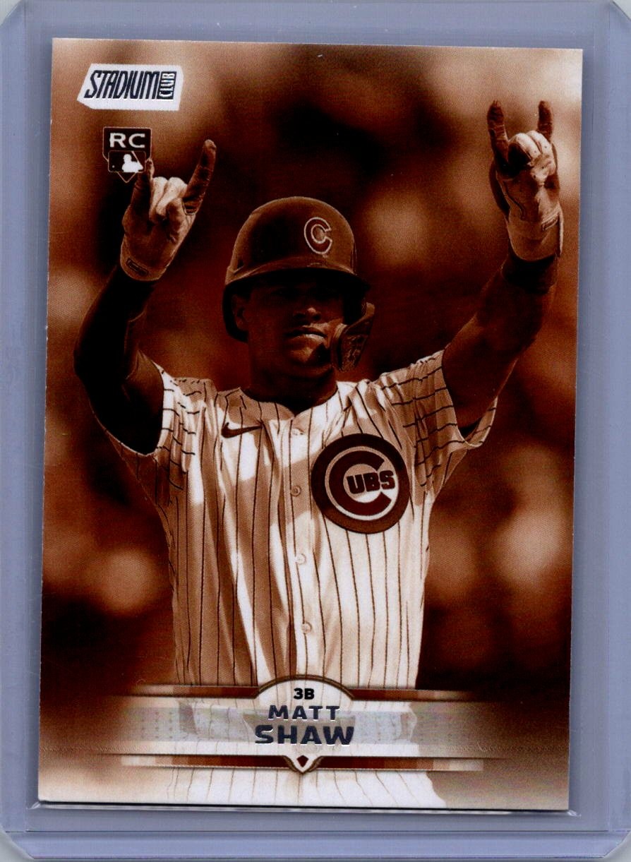 2025 Stadium Club #65 Matt Shaw Sepia