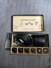 Vtg W.M. Welch Scientific Ultra-glow Fluorescence Ultra-violet Light Bulb Lamp 