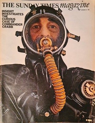 Vintage Sunday Times Magazine November 23rd 1969 - Commander Crabb