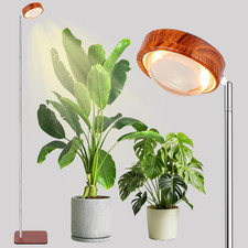 Grow Light for Indoor Plants, Full Spectrum Floor Plant Lamp with Convex Lens, T