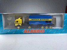 T228 ALBEDO 1:87 HO LKW MERCEDES BENZ SK BERTSCHI EUROPE  200348 20 Ft Container