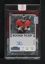 2021 Panini Contenders Cracked Ice Ticket 4/21 Jaelon Darden #135 Auto 14rq