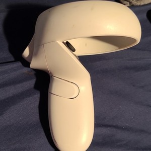 Meta Quest 2 VR Motion Controller, Bluetooth Connectivity, White/Black