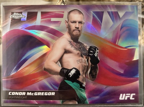 Conor McGregor #HX-7 2026 Topps Chrome UFC Helix card