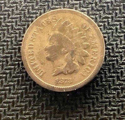  1873 INDIEN HEAD CENT closed three Small Cent