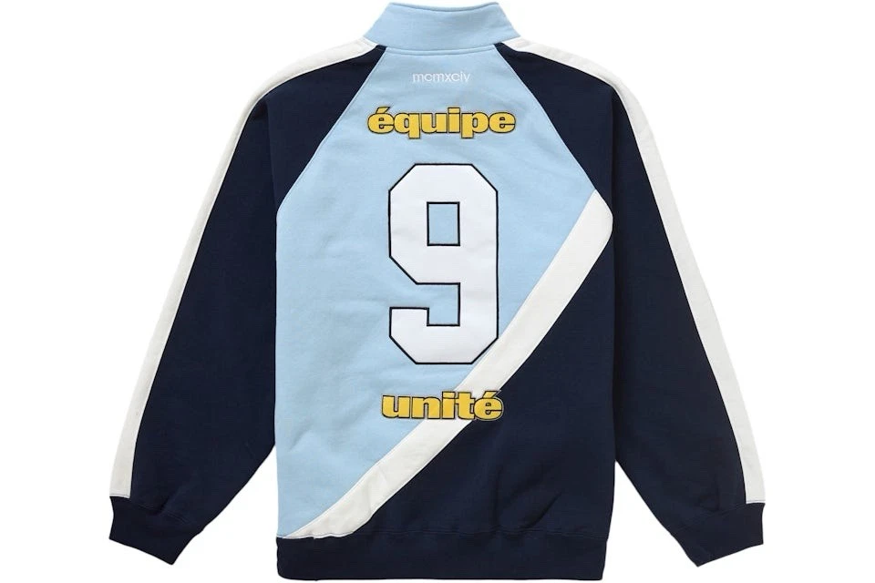 Felpa mezza zip Supreme Equipe L