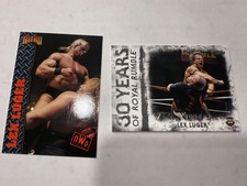 WWE / WWF Lot Of 2 -Lex Luger - 30 Years of Wrestlemania - 1999 Topps Nitro