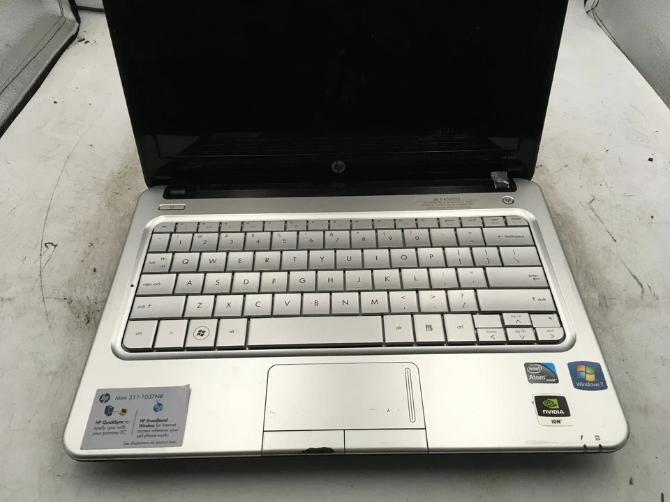 HP MINI 311 1037NR - FOR PARTS/NO POWER - INTEL ATOM - 1GB RAM - READ DESC - BB - Image 3 of 4