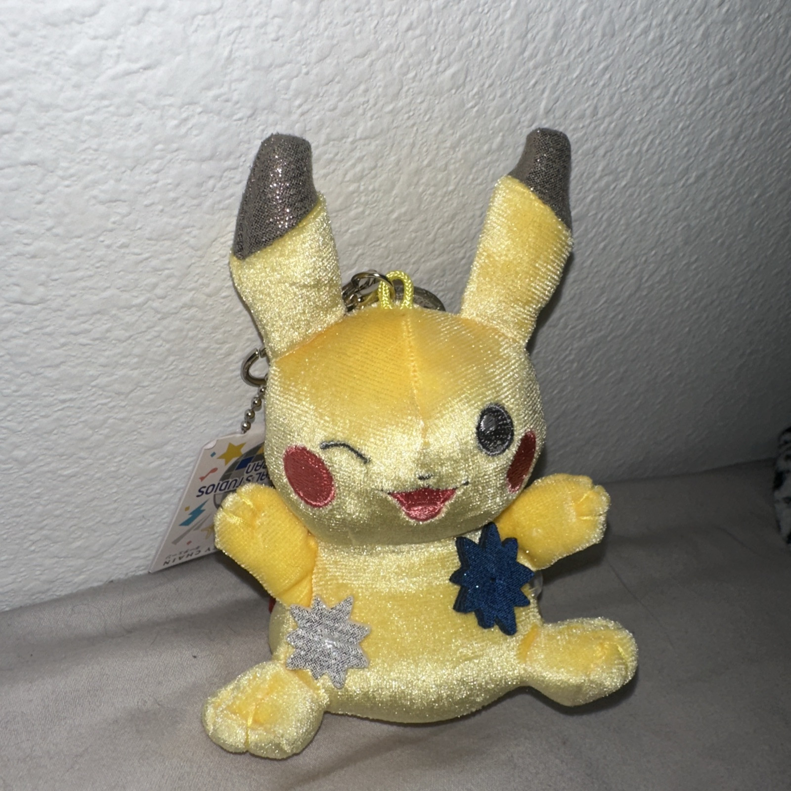 Pokemon Keychain Plush Pikachu Universal Studios Japan w/ Tags Offers Welcome