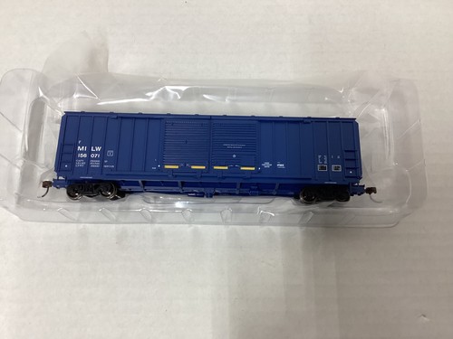 Coche de caja Roundhouse #1361 escala HO "Milwaukee Road" 50' FMC Rd. #156071 | Zustand: New
