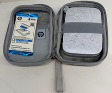 HP Sprocket Select Portable Instant Photo Printer (Eclipse) Bundle- Case & Paper