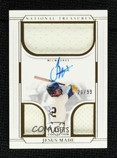 2025 Panini National Treasures 26/99 Jesus Made #PC-JMD Auto 0h29