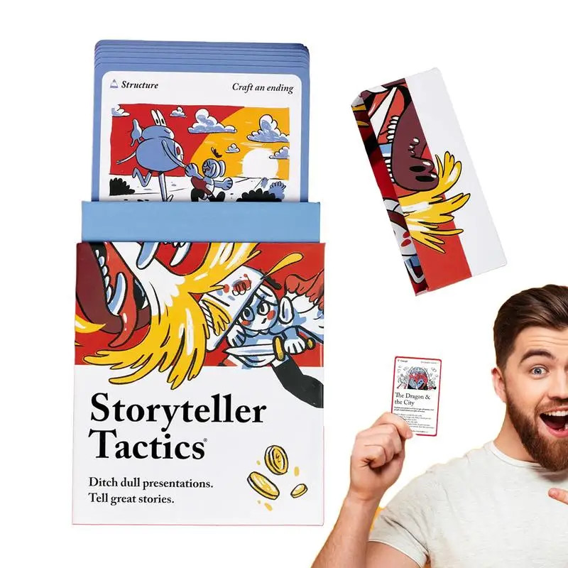 Storyteller Tactics Card Deck Card Games Persuasion Cards Creative Storytelling
