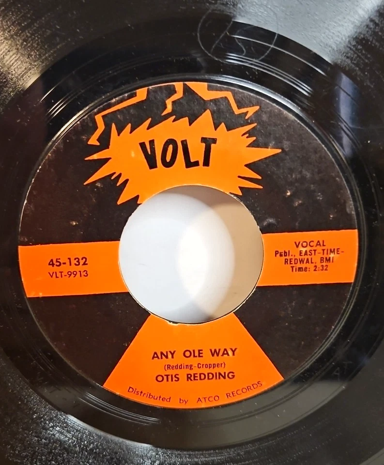 Otis Redding – Satisfaction -1966 Volt 45-132 R&B Soul 7" Vinyl Single Record NM - Image 3 of 4