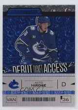 2023 Upper Deck Credentials Debut Ticket Access Blue /149 Akito Hirose #132 17ar