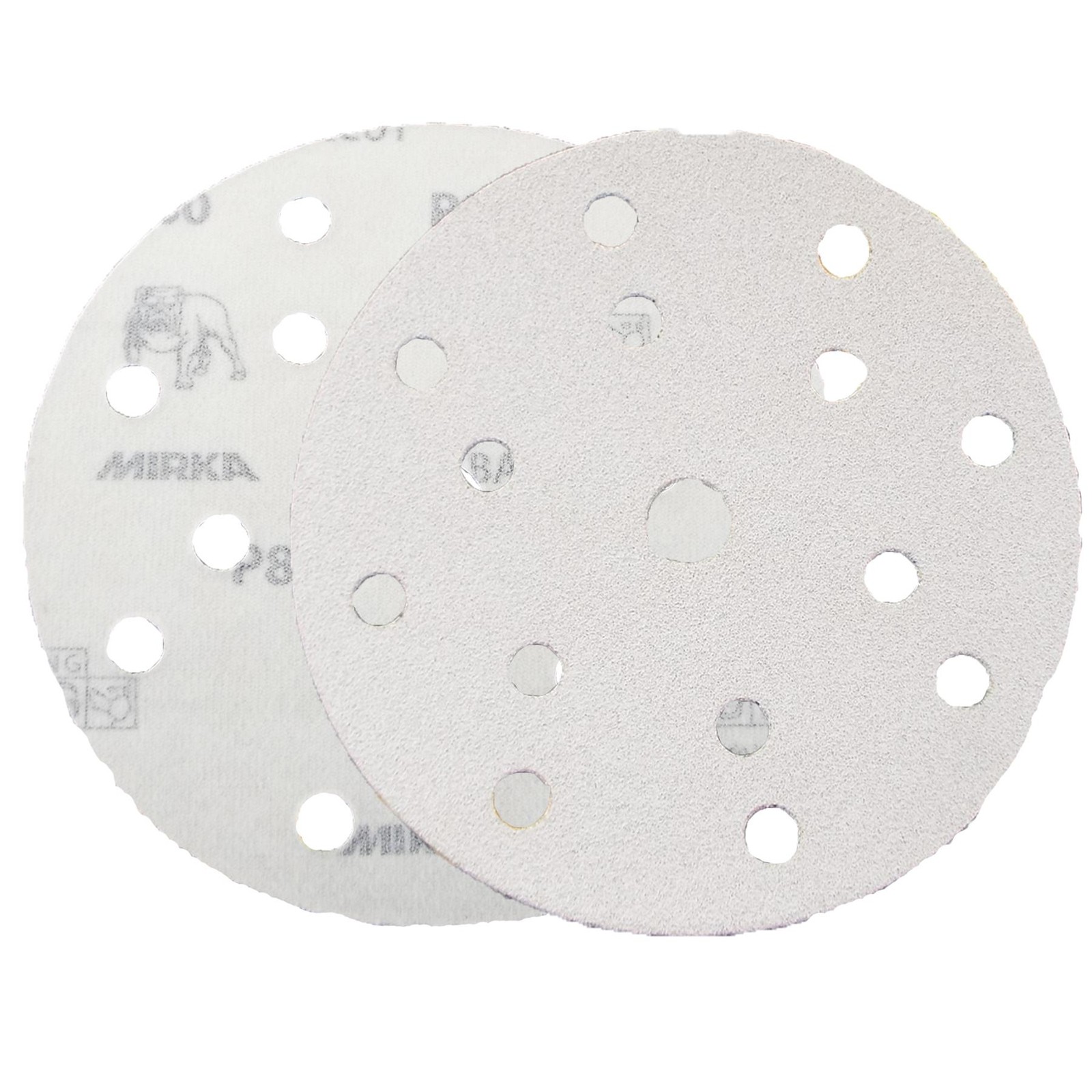 Mirka Basecut HookNLoop 150mm Sanding Discs x 25 Sheets 6"" Abrasive P40 Grit