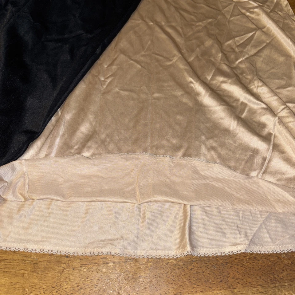 Lote De 4 Bragas De Colección Para Mujer Satén/Encaje Surtidas 3 Mitades 1 Talla Completa Grande Foto 4 de 4