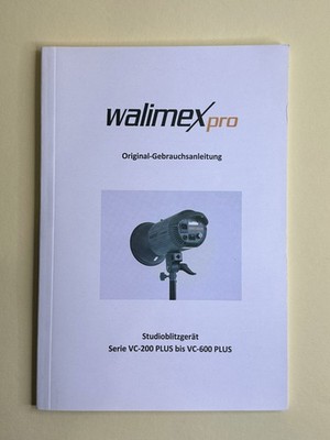 Gebrauchsanleitung für Walimex Studioblitz VC-200 bis VC-600 #_4669