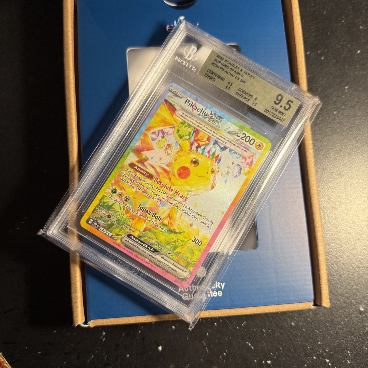Pikachu EX SIR 238/191 Surging Sparks Holo Special Illustration
