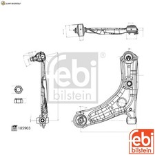 HANDLEBAR WHEEL SUSPENSION 185903 FOR PEUGEOT TOYOTA CITROËN CFB 1.0L HMT /HMZ 1.2L