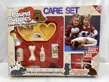 1986 Vintage Tonka Pound Puppies Care Set Complete Boxed Rare Unused FREESHIP