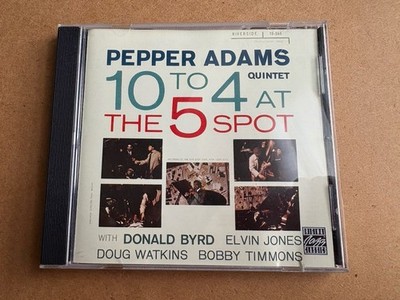 Pepper Adams Quintet CD 10 To 4 At The 5 Spot mint disc