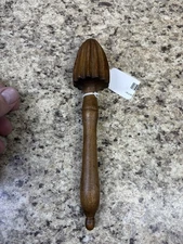 Antique Wood Citrus Juicer Reamer Handheld. 7.5"