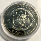 elf Liberia 5 Dollars 2000 The Rocket Locomotive Train — photo 2