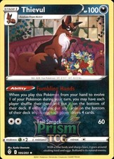 Thievul 105/203 Rare Evolving Skies Pokemon