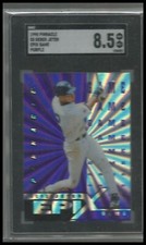 1998 Pinnacle Derek Jeter E8 Epix Game PURPLE SGC 8.5 Highest SGC grade 1 of 2