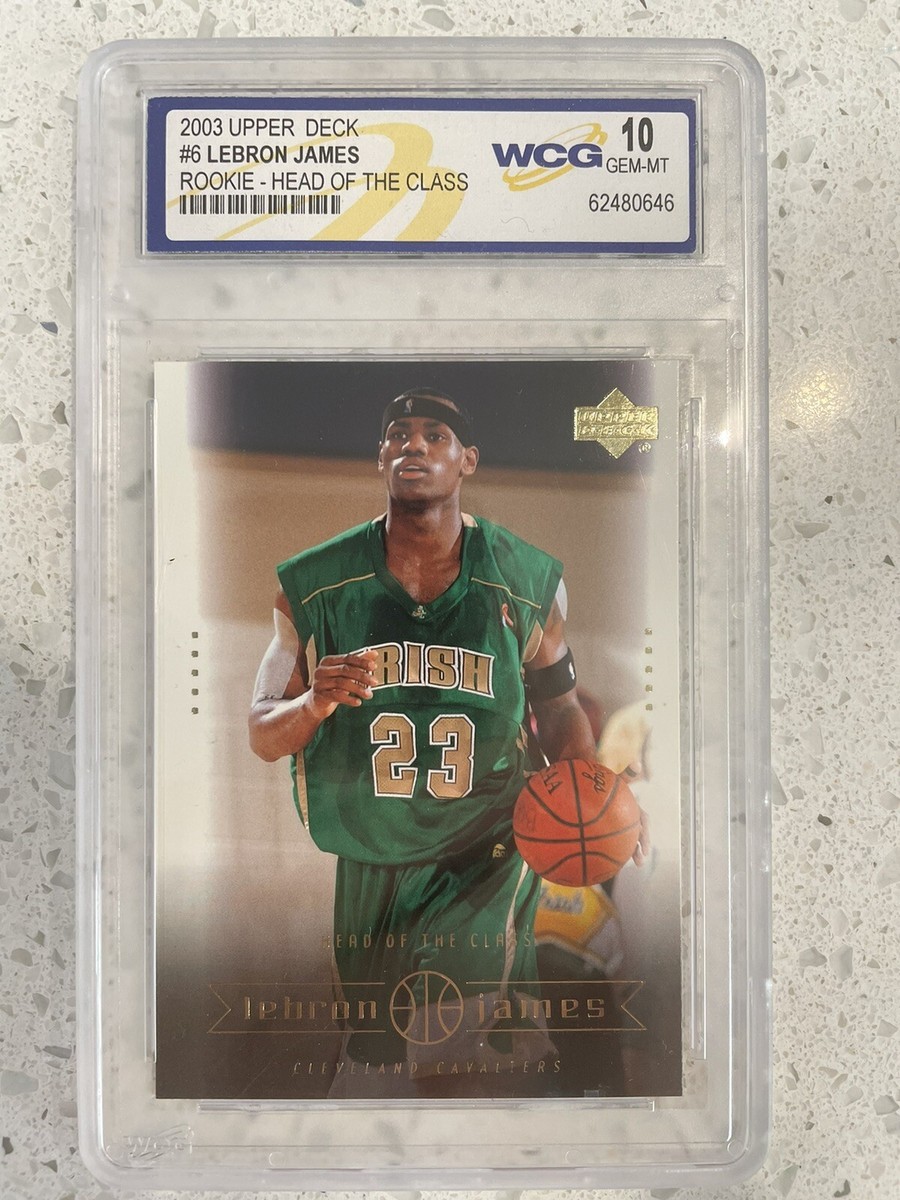 LEBRON JAMES Upper Deck 2003 GEM-MT 10 Rookie Card #6 | eBay