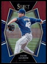 2022 Panini Select #162 Jacob deGrom Tri-Color Prizm