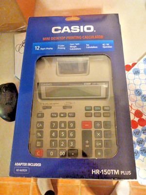 Casio HR-150TMPlus Business Calculator ''S''