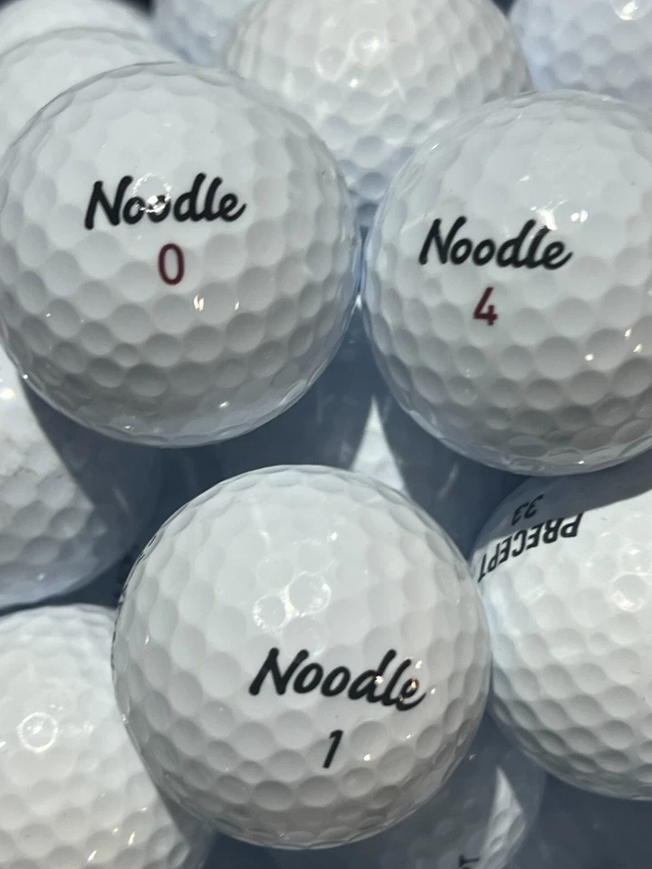 36 Maxfli Noodle 5A Mint White Used Golf Balls AAAAA - Image 3 of 3