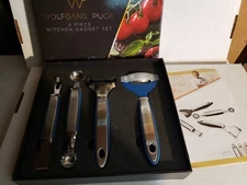 Wolfgang Puck Elite 4 Piece Kitchen gadget Garden Set - Blue