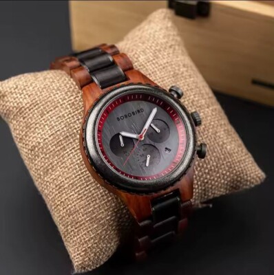 BOBO BIRD Eco-Fashion Holzuhr mit Chronograph   Kollektion 2025