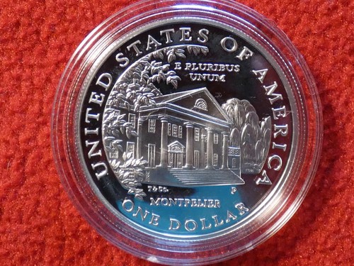 1999-P Dolley Madison Proof & Unc Silver Dollar 2-Coin Set OGP & COA - Picture 3 of 17