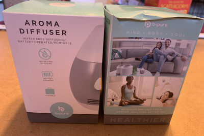 2 Box Essential Oil Diffuser Aromatherapy Air Purifier Water Free Aroma Diffuser