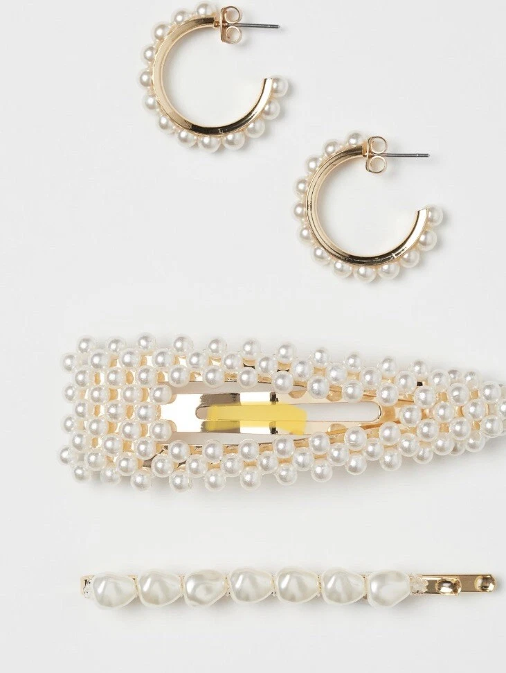 H&m pearl hair clearance clip