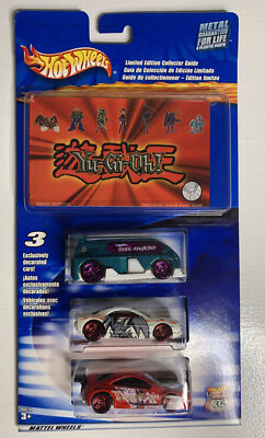 Hot Wheels Yu-Gi-Oh! 3 Pack With Limited Edition Collector Guide