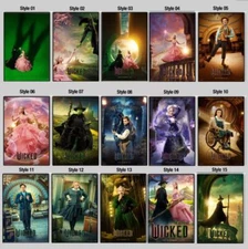 Wicked 2024 Movie Poster, Limited Edition Collectibl Room Decor, Home Decor, Wal