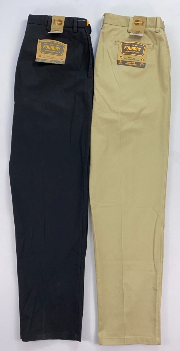 Men's Foundry Big \u0026 Tall Wrinkle Free Comfort Stretch Pants | eBay
