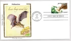 #4155 POLLINATION- BAT AND SAGUARO FLOWER FIRST DAY OF ISSUE COLORANO SILK FDC