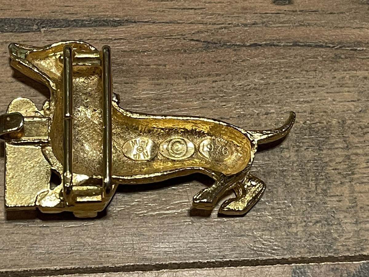 RARE Mimi Di N Vintage 1976 White & Gold-Tone Scottish Terrier Dogs Belt Buckle 1992 Mimi di N yorkie scottie dog buckle tartan belt Niscemi  main image 3