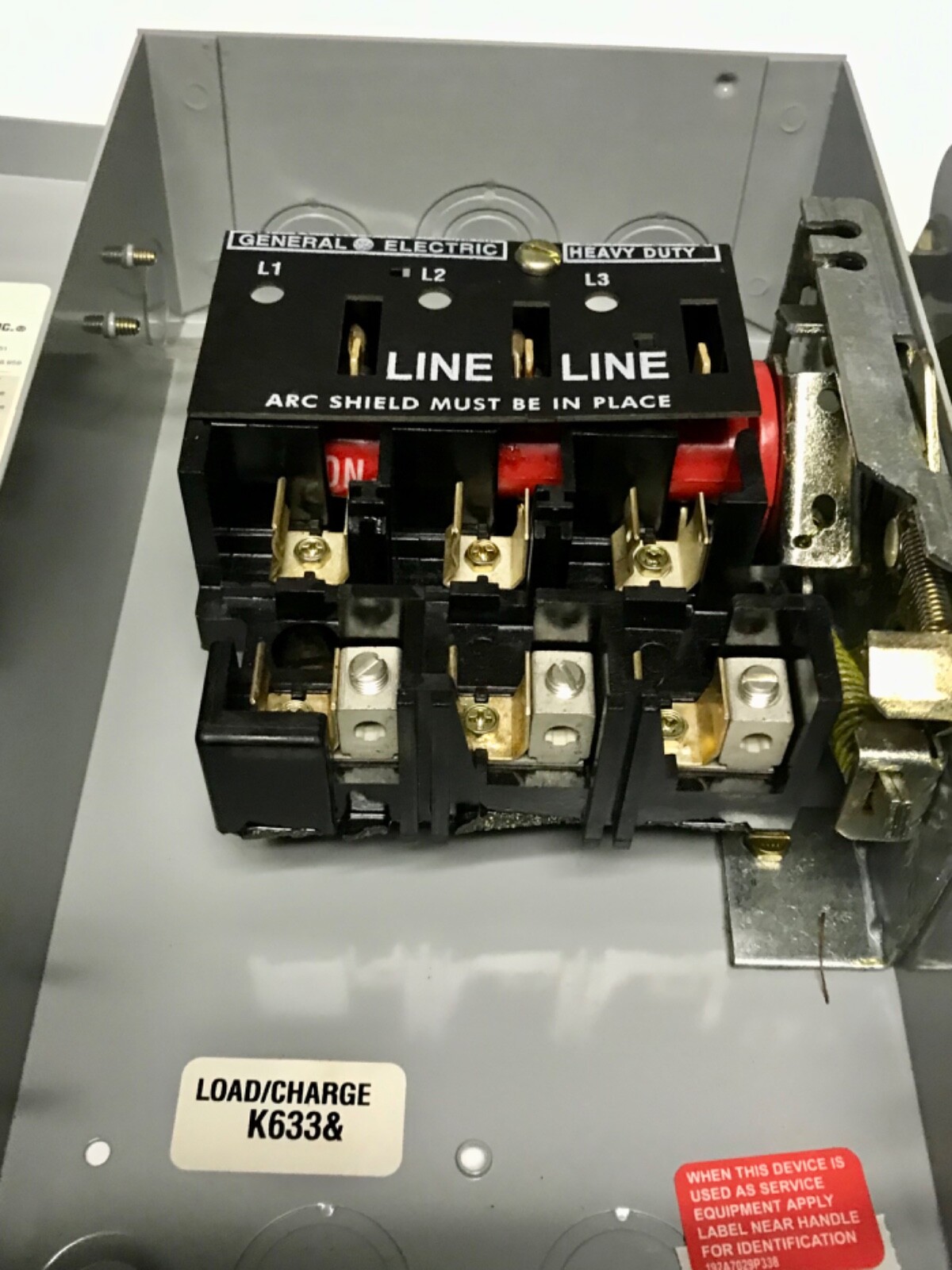 GENERAL ELECTRIC TH4321 30 AMP Heavy Duty Safety Switch 3 Pole 4 Wire Nema 1 eBay